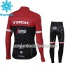 Conjunto Maillot + culotte largo ciclismo Invierno Termico 2017 Trek-Segafredo Niños N001